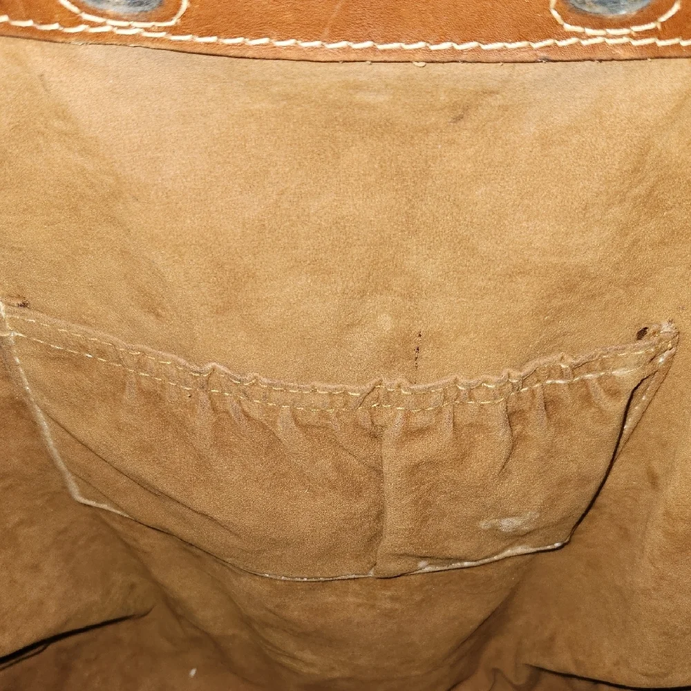 Patricia Nash Tan Leather Tote with Timeless Design